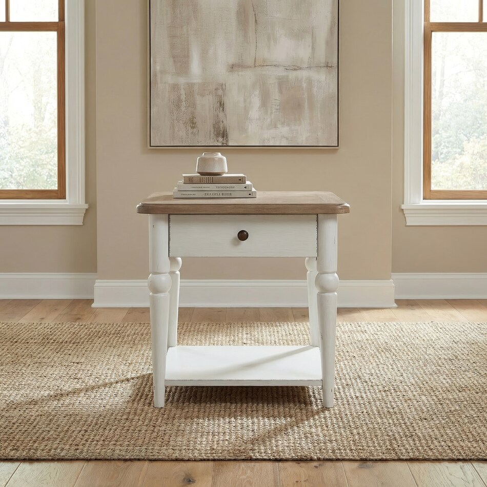  white occasional tables all   