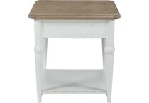  white occasional tables all   