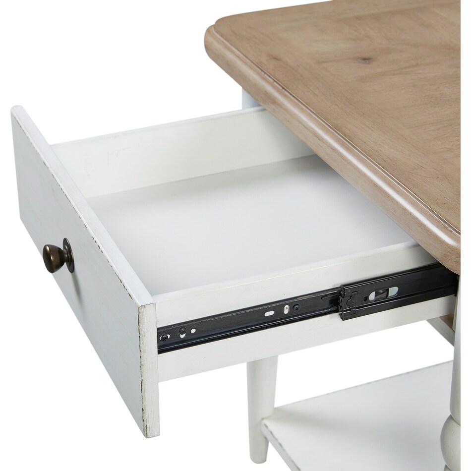  white occasional tables all   