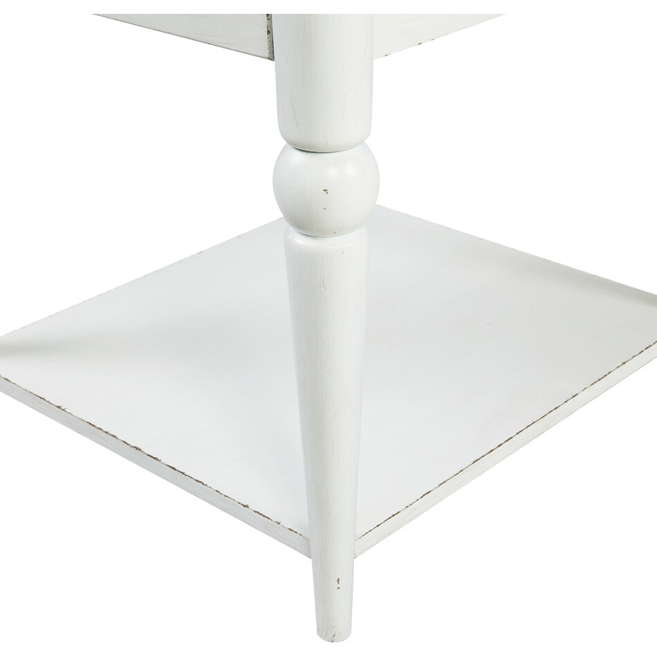  white occasional tables all   