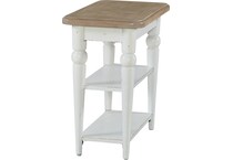  white occasional tables all   