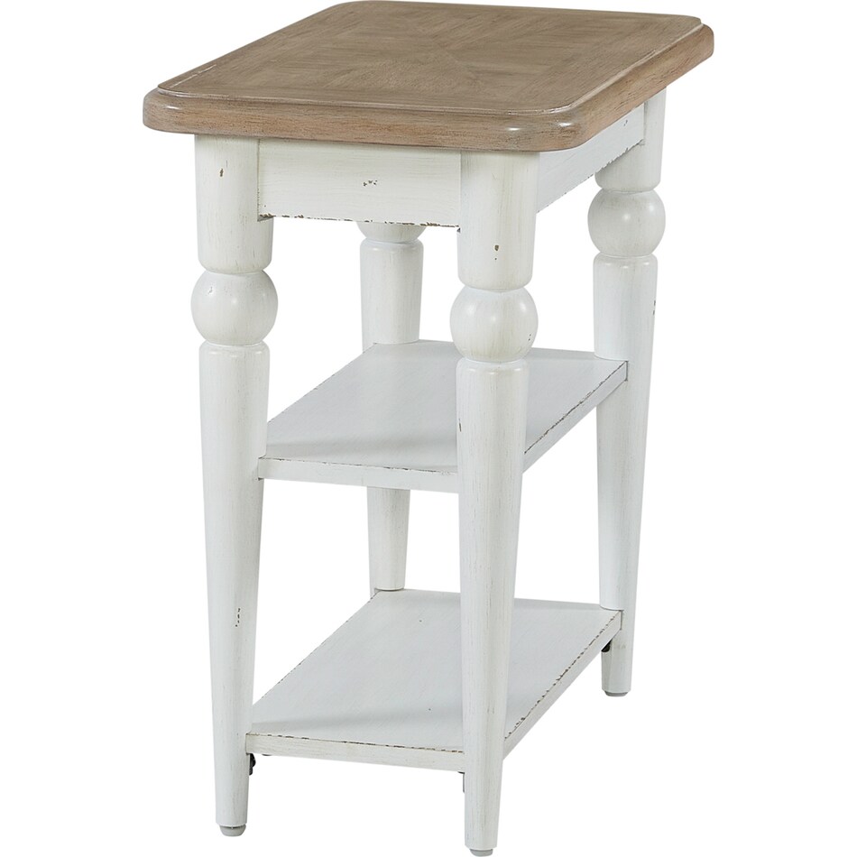  white occasional tables all   