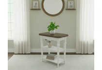 white occasional tables all   