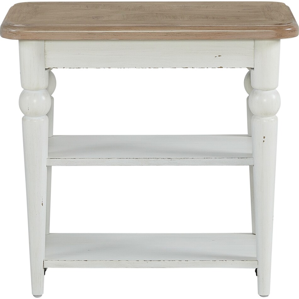  white occasional tables all   