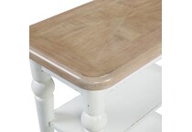  white occasional tables all   