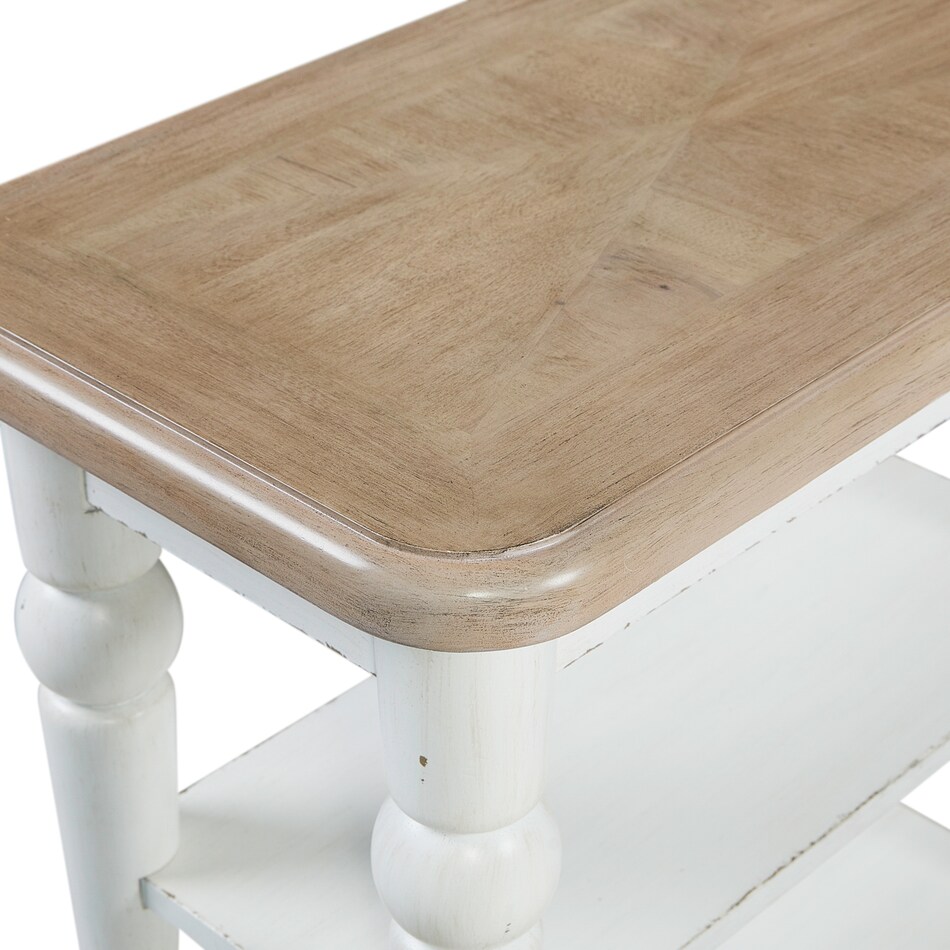  white occasional tables all   