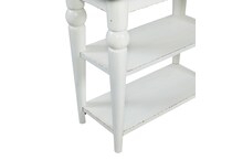  white occasional tables all   