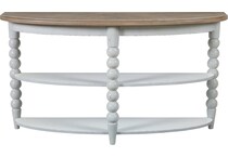  white occasional tables all   