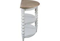  white occasional tables all   