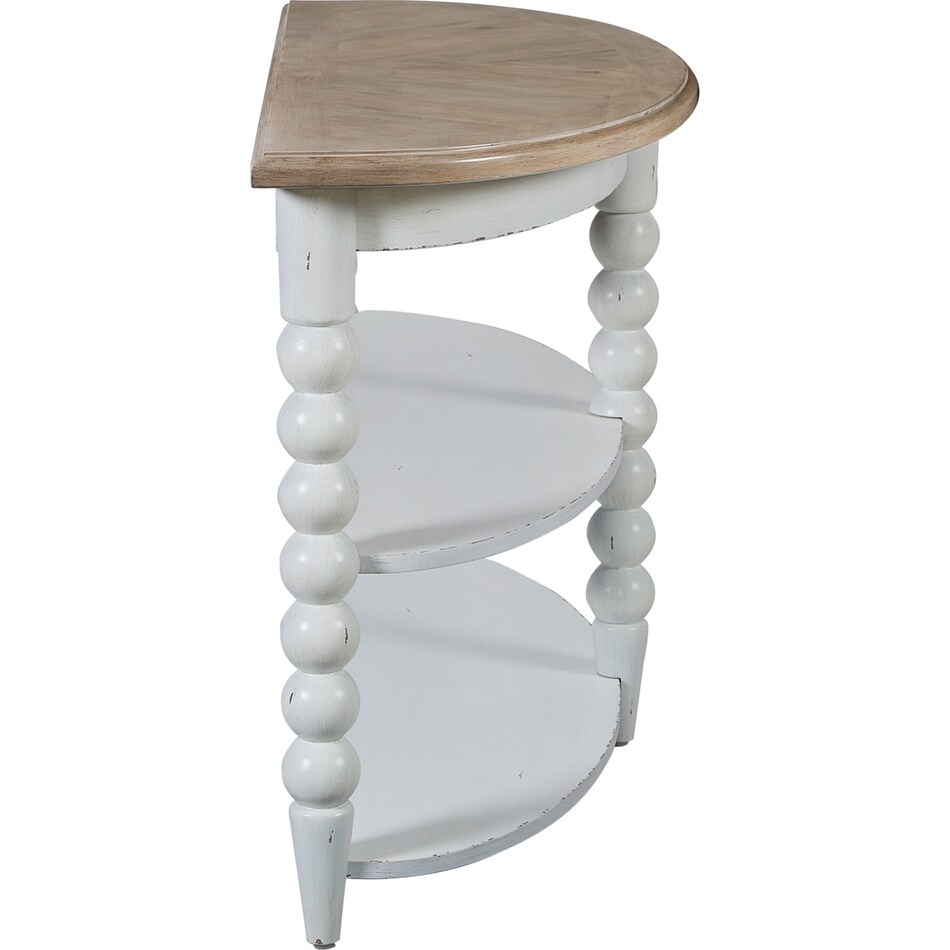  white occasional tables all   