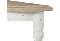 white occasional tables all   