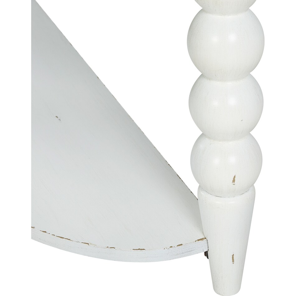  white occasional tables all   