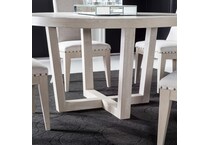 white dining room   